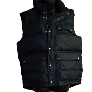 GAP Men's Dark  Blue  Puffer Vest. Super Thick And Warm. Size Small.